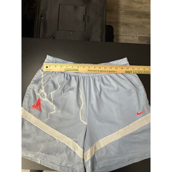 Nike Ja Icon Dri-Fit Basketball Shorts Blue Lightning Print Size Large - Picture 4 of 13